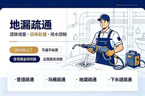 阿坝地漏疏通