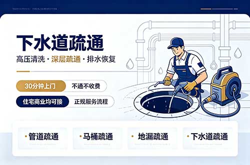 阿坝下水道疏通