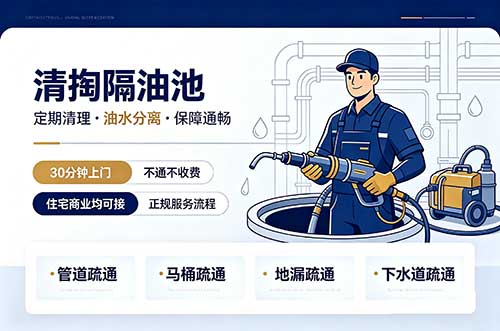 阿坝清掏隔油池